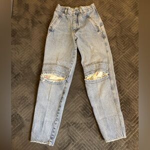 1980’s-90’s Vintage “Gasoline” High Waist Jeans Marked Size 7